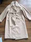 Manteau long beige