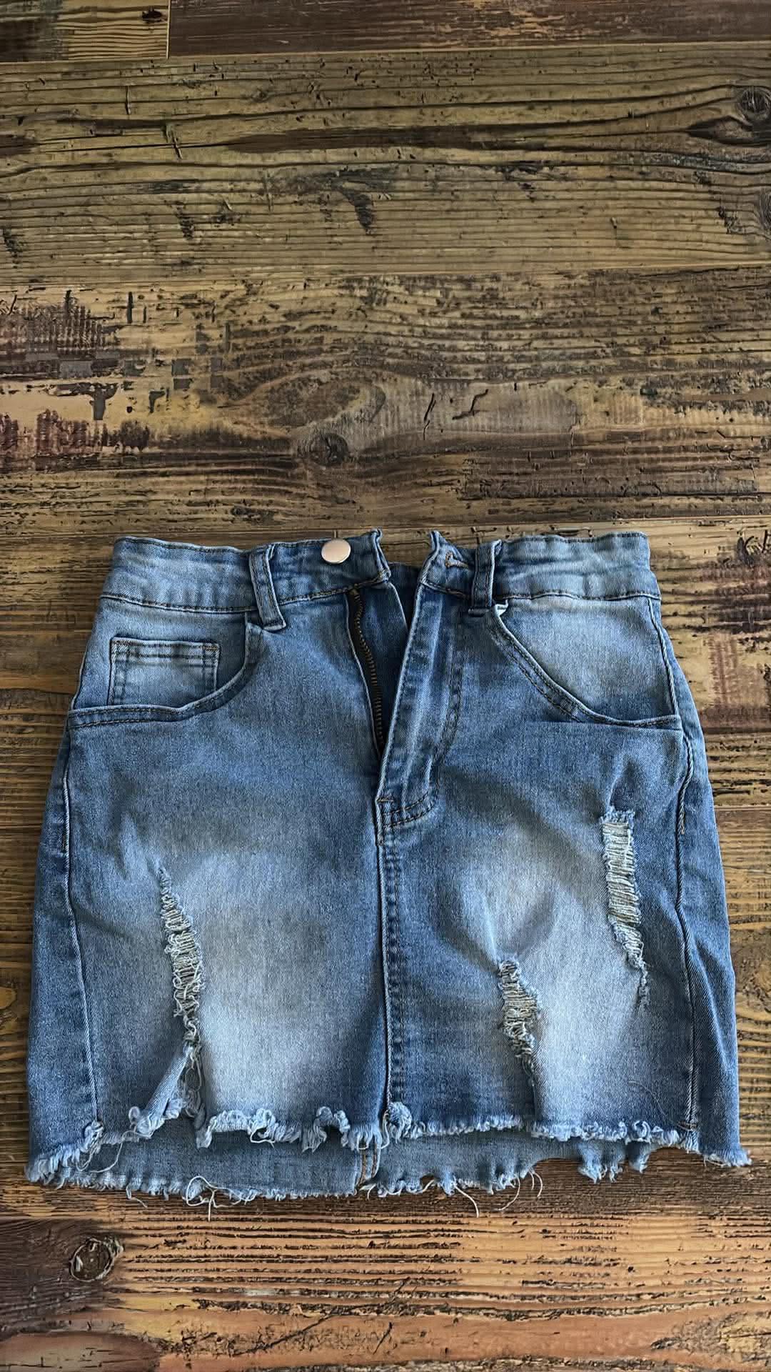 Jupe en jeans