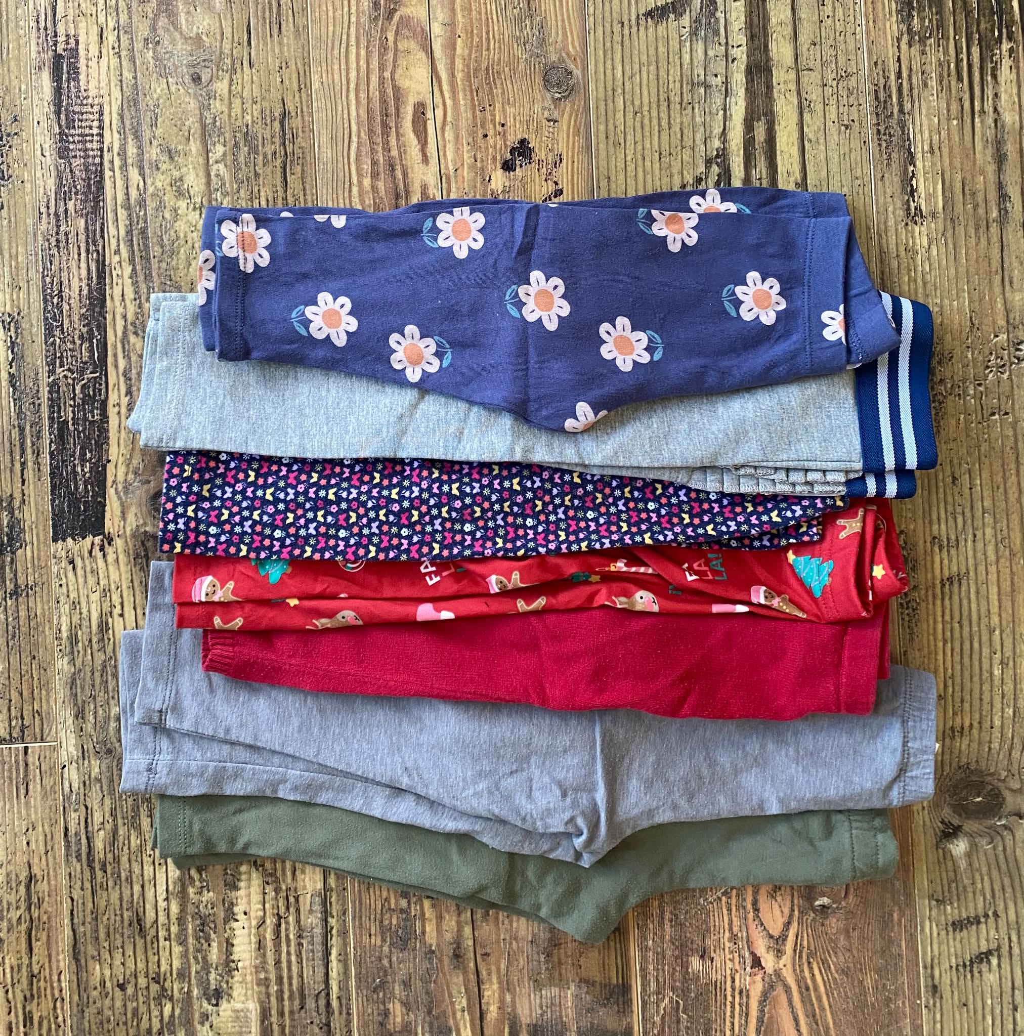 Lot de 7 leggings et pantalons pour bébé fille – 12 à 18 mois